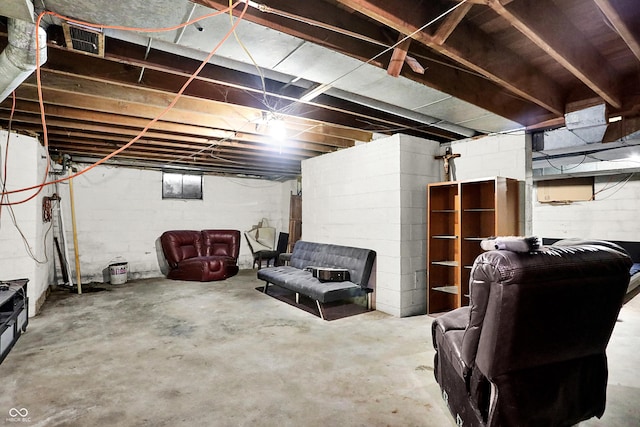 3975 Denwood Dr, Indianapolis, IN 46226 - view of unfinished below grade area