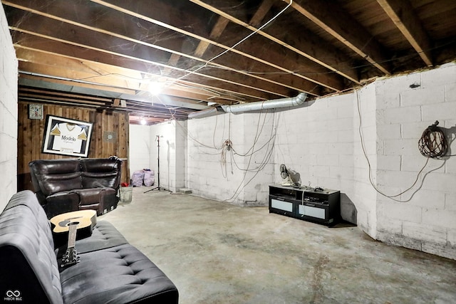 3975 Denwood Dr, Indianapolis, IN 46226 - view of unfinished below grade area