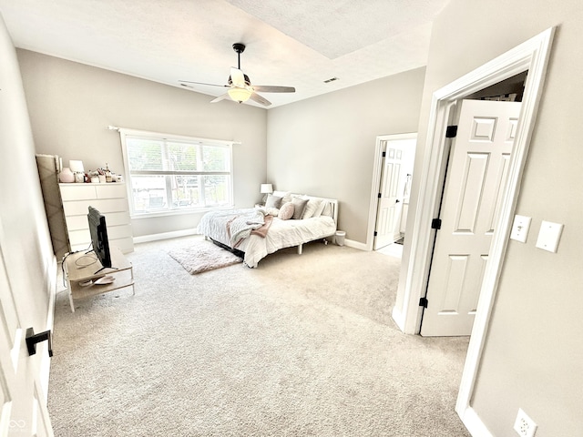 14035 Stone Key Way, Fishers, IN 46037 - carpeted bedroom featuring baseboards and a ceiling fan