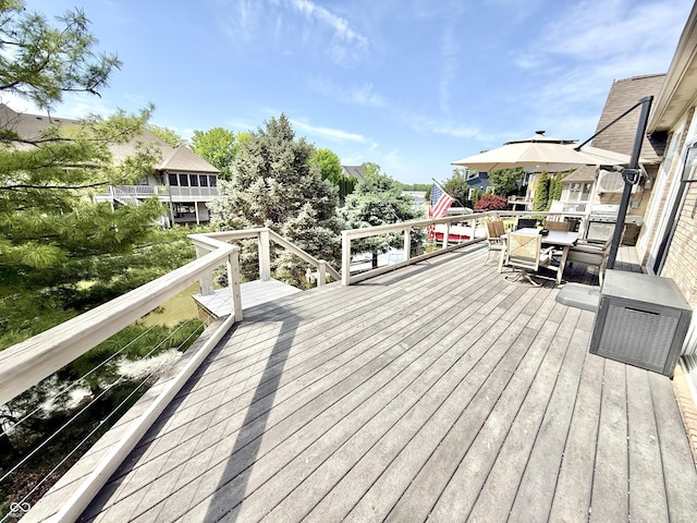 14035 Stone Key Way, Fishers, IN 46037 - deck with outdoor dining area