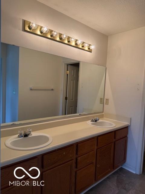 8002 Windham Lake Way Unit 33, Indianapolis, IN 46214 - bathroom with double vanity