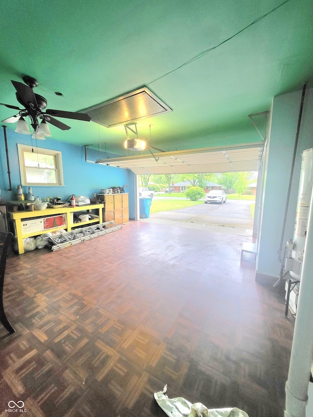 7109 Chandler Dr, Indianapolis, IN 46217 - garage with a garage door opener