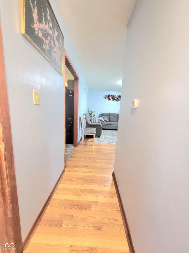 7109 Chandler Dr, Indianapolis, IN 46217 - hall with light wood-style flooring