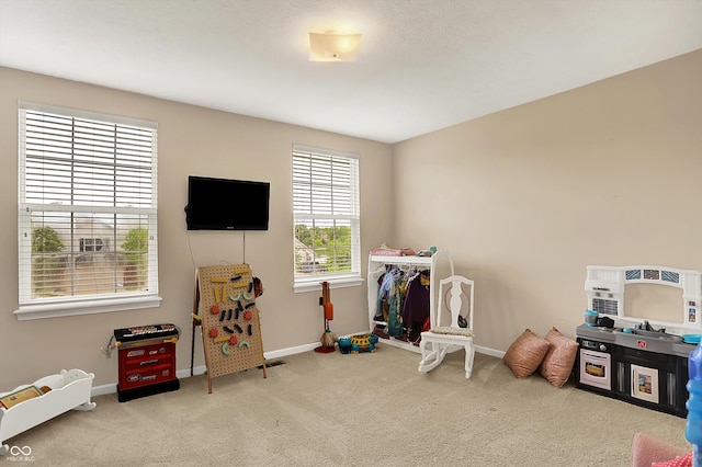 6624 Lakestone Ct, Indianapolis, IN 46237 - playroom featuring carpet flooring and baseboards