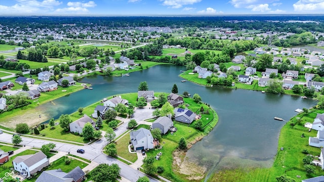 6624 Lakestone Ct, Indianapolis, IN 46237 - aerial view of residential area with a nearby body of water