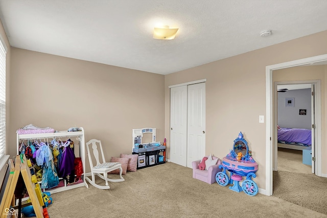 6624 Lakestone Ct, Indianapolis, IN 46237 - recreation room featuring carpet and baseboards
