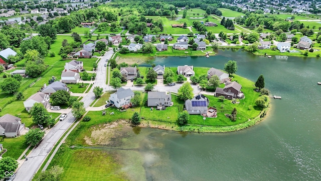 6624 Lakestone Ct, Indianapolis, IN 46237 - aerial view of residential area featuring a nearby body of water