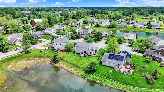 6624 Lakestone Ct, Indianapolis, IN 46237 - aerial perspective of suburban area with a large body of water