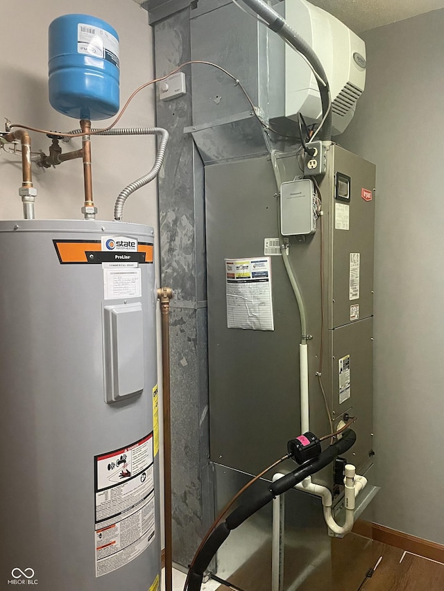 8234 Crosser Dr, Indianapolis, IN 46237 - utilities with electric water heater and heating unit
