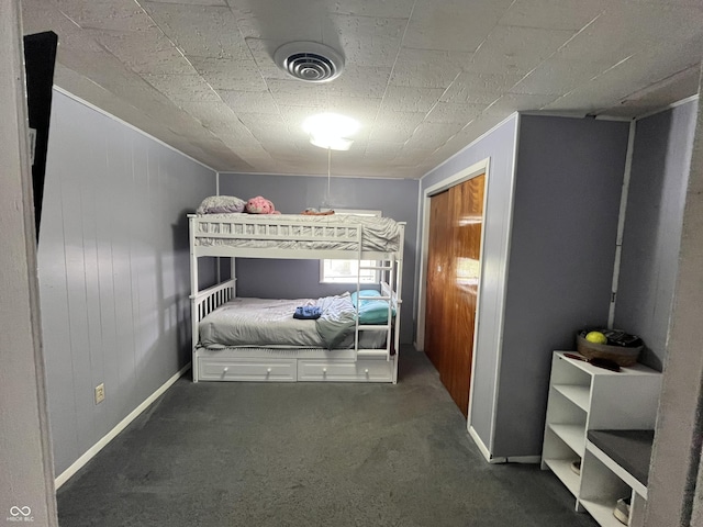 1122 Shelby St, Shelbyville, IN 46176 - carpeted bedroom with baseboards