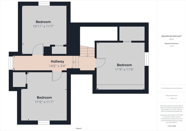 225 S Carthage Rd, Charlottesville, IN 46117 - floor plan / room layout