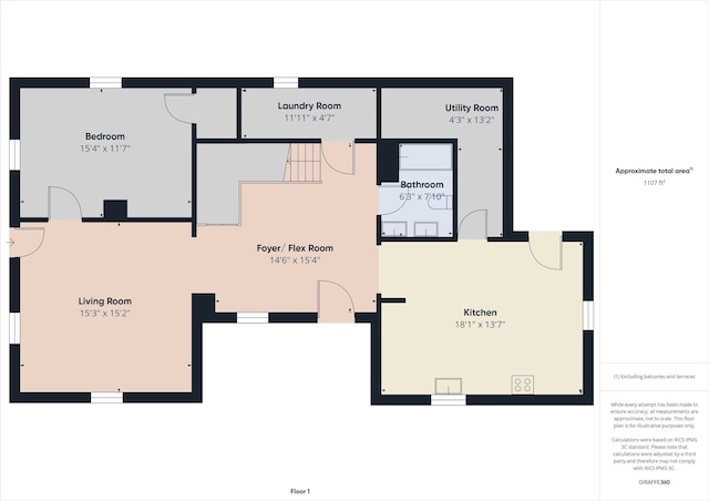 225 S Carthage Rd, Charlottesville, IN 46117 - property floor plan