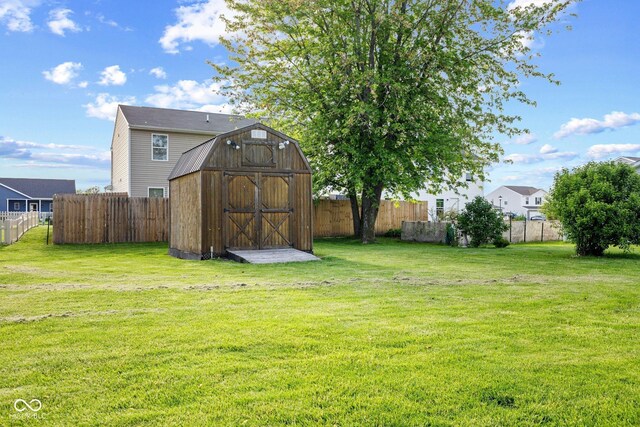 view of shed