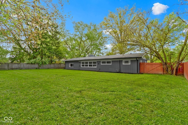 view of rear view of property