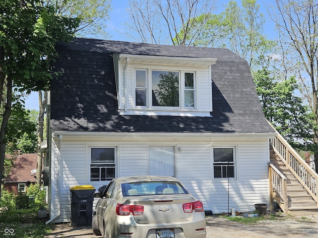 1222 Nichol Ave, Anderson, IN 46016 - view of front of property featuring roof with shingles and stairway