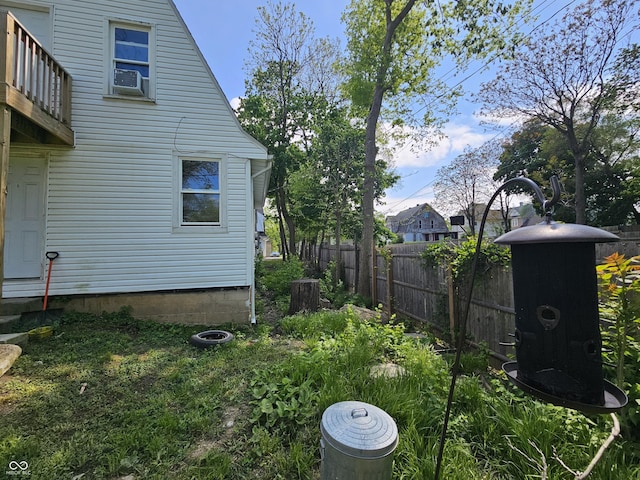1222 Nichol Ave, Anderson, IN 46016 - view of yard featuring fence and a balcony