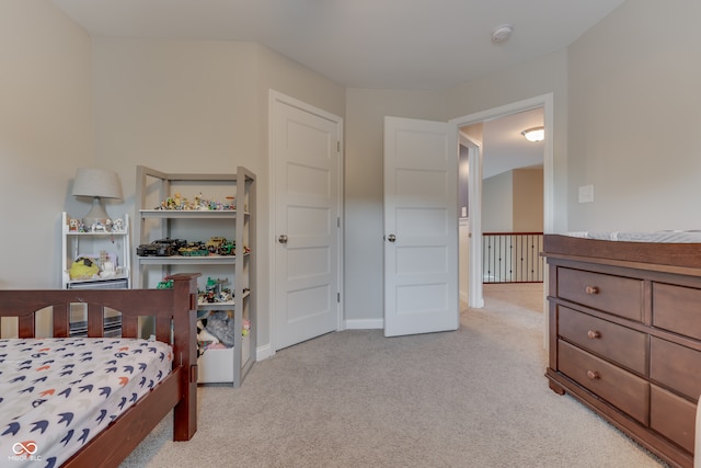 1476 Anon Ct, Greenwood, IN 46143 - bedroom with light carpet and baseboards