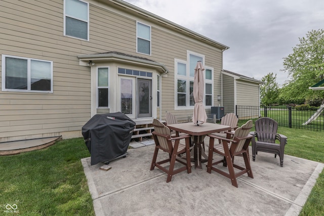 1476 Anon Ct, Greenwood, IN 46143 - view of patio featuring area for grilling and outdoor dining area