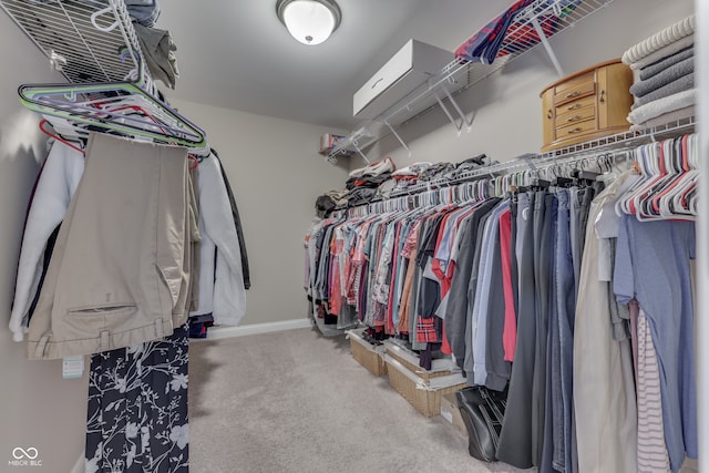 1476 Anon Ct, Greenwood, IN 46143 - walk in closet featuring carpet floors