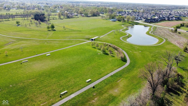 1476 Anon Ct, Greenwood, IN 46143 - aerial view of residential area featuring a nearby body of water