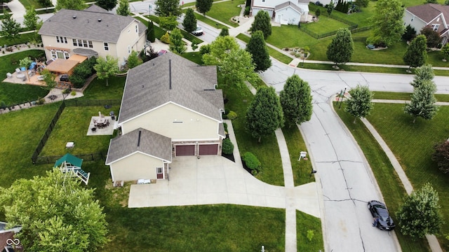 1476 Anon Ct, Greenwood, IN 46143 - aerial perspective of suburban area