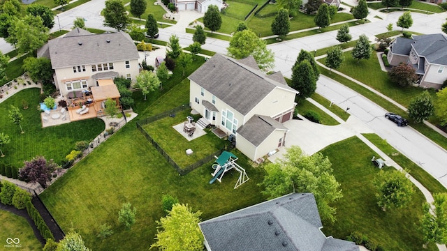1476 Anon Ct, Greenwood, IN 46143 - aerial perspective of suburban area
