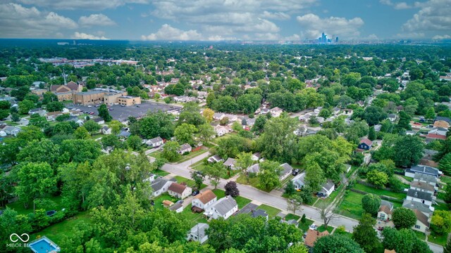 1517 Wallace Ave, Indianapolis, IN 46201 - drone / aerial view