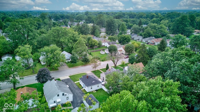 1517 Wallace Ave, Indianapolis, IN 46201 - birds eye view of property with a residential view