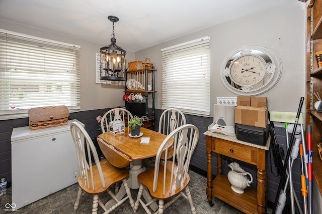 400-416 S Pennsylvania St, Greenfield, IN 46140 - dining area featuring wainscoting