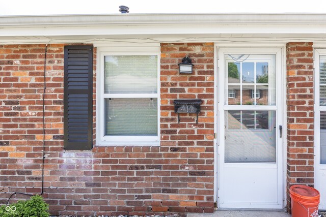 400-416 S Pennsylvania St, Greenfield, IN 46140 - view of exterior entry with brick siding