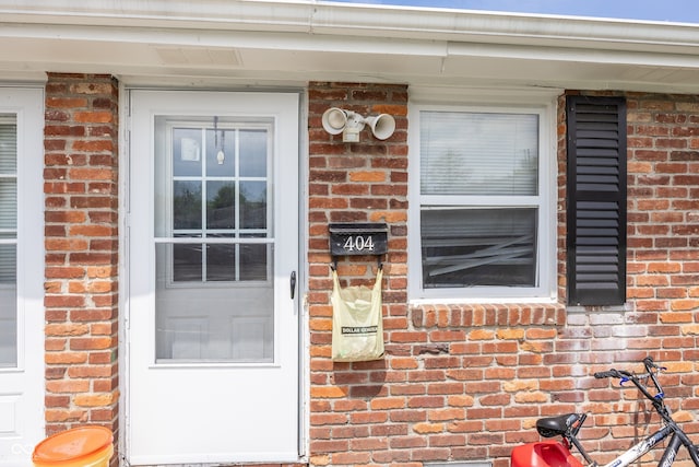 400-416 S Pennsylvania St, Greenfield, IN 46140 - property entrance with brick siding