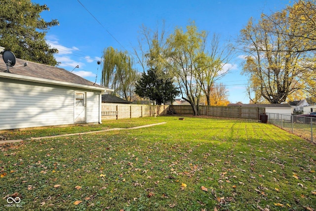205 E Washington St, Roachdale, IN 46172 - view of yard with a fenced backyard