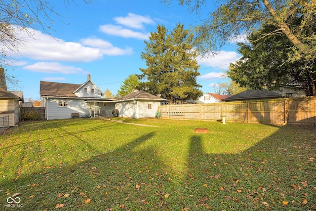 205 E Washington St, Roachdale, IN 46172 - view of yard with a fenced backyard