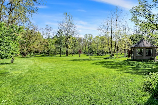 11471 Clarkston Rd, Zionsville, IN 46077 - view of green lawn with view of scattered trees