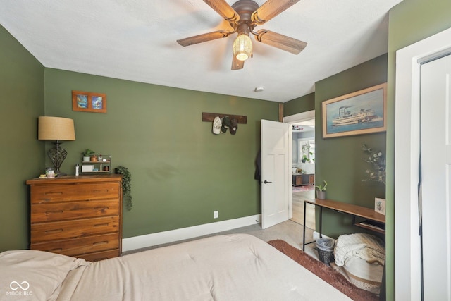 4245 Guilford Ave, Indianapolis, IN 46205 - bedroom featuring baseboards and ceiling fan