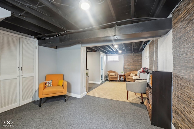 4245 Guilford Ave, Indianapolis, IN 46205 - below grade area featuring carpet flooring