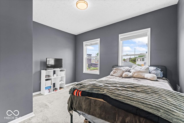 1505 Spann Ave, Indianapolis, IN 46203 - bedroom featuring carpet, baseboards, and a textured ceiling