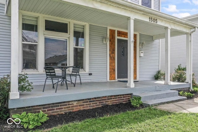 1505 Spann Ave, Indianapolis, IN 46203 - property entrance with a porch