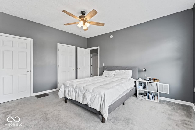 1505 Spann Ave, Indianapolis, IN 46203 - bedroom featuring carpet, baseboards, and a ceiling fan