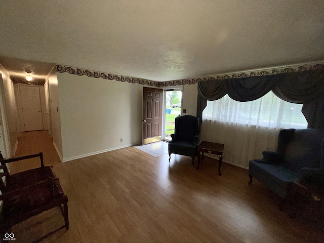 1949 Shenandoah Pl, Indianapolis, IN 46229 - living area with wood finished floors and baseboards