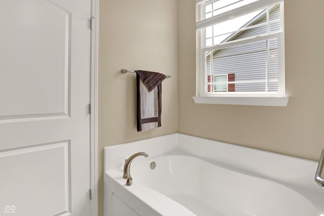 full bath with a bath