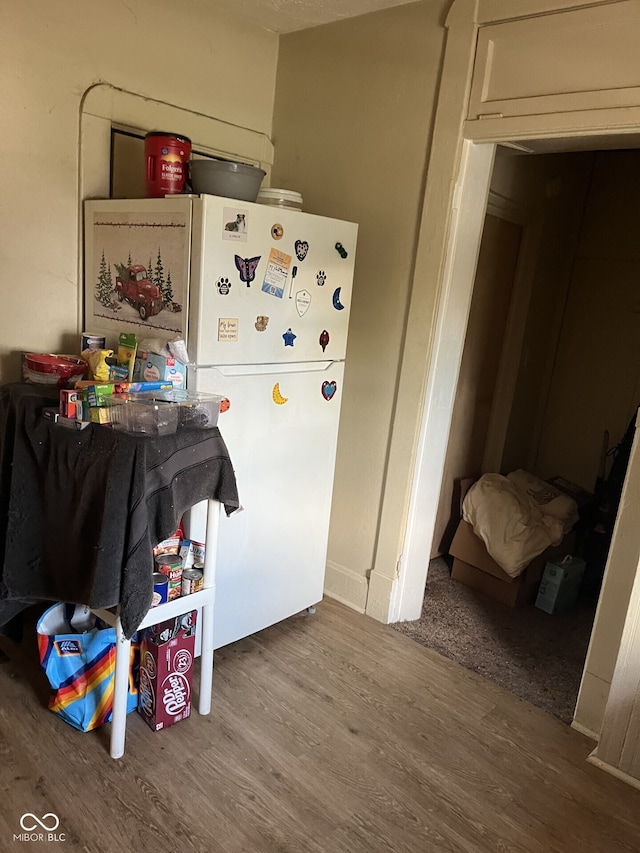 view of storage area