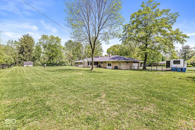 view of yard