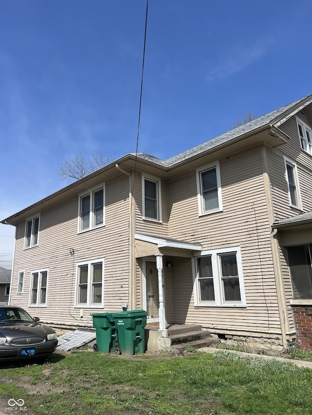 view of back of property