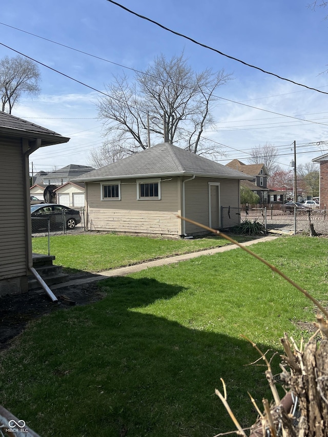 view of rear view of property