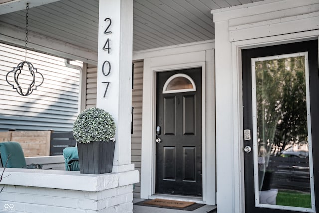 2407 N Capitol Ave, Indianapolis, IN 46208 - property entrance featuring covered porch