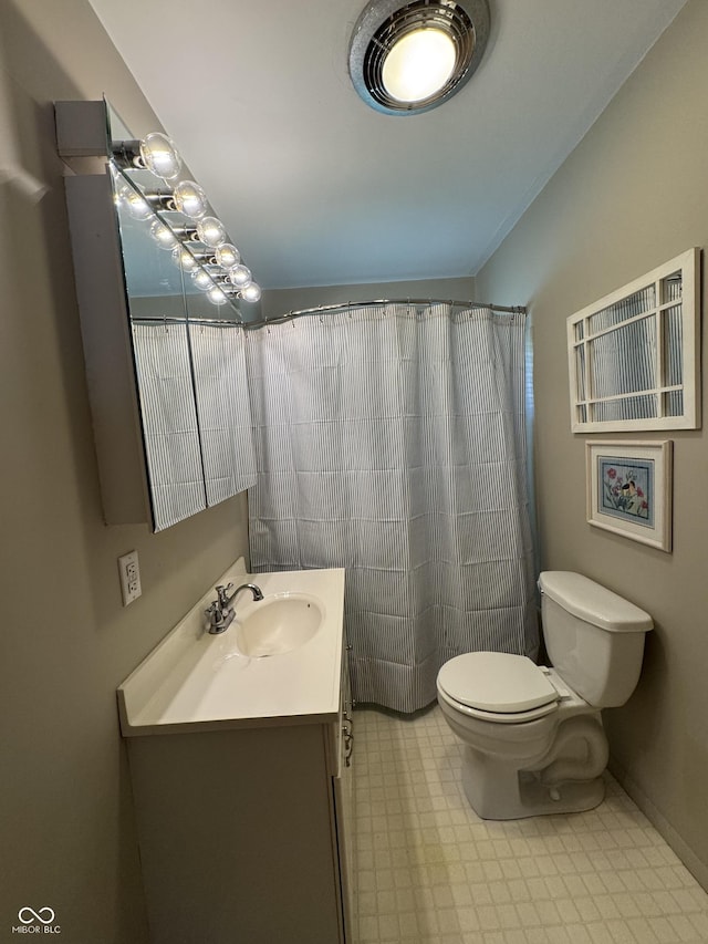 1314 E Orange Pike, Rushville, IN 46173 - full bathroom featuring vanity and tile patterned floors