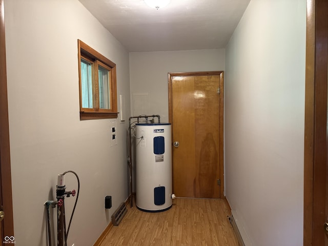 1314 E Orange Pike, Rushville, IN 46173 - utility room featuring electric water heater