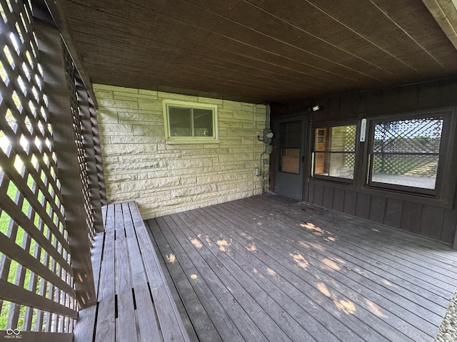 1314 E Orange Pike, Rushville, IN 46173 - view of deck