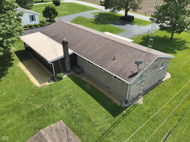 1314 E Orange Pike, Rushville, IN 46173 - aerial view of property and surrounding area